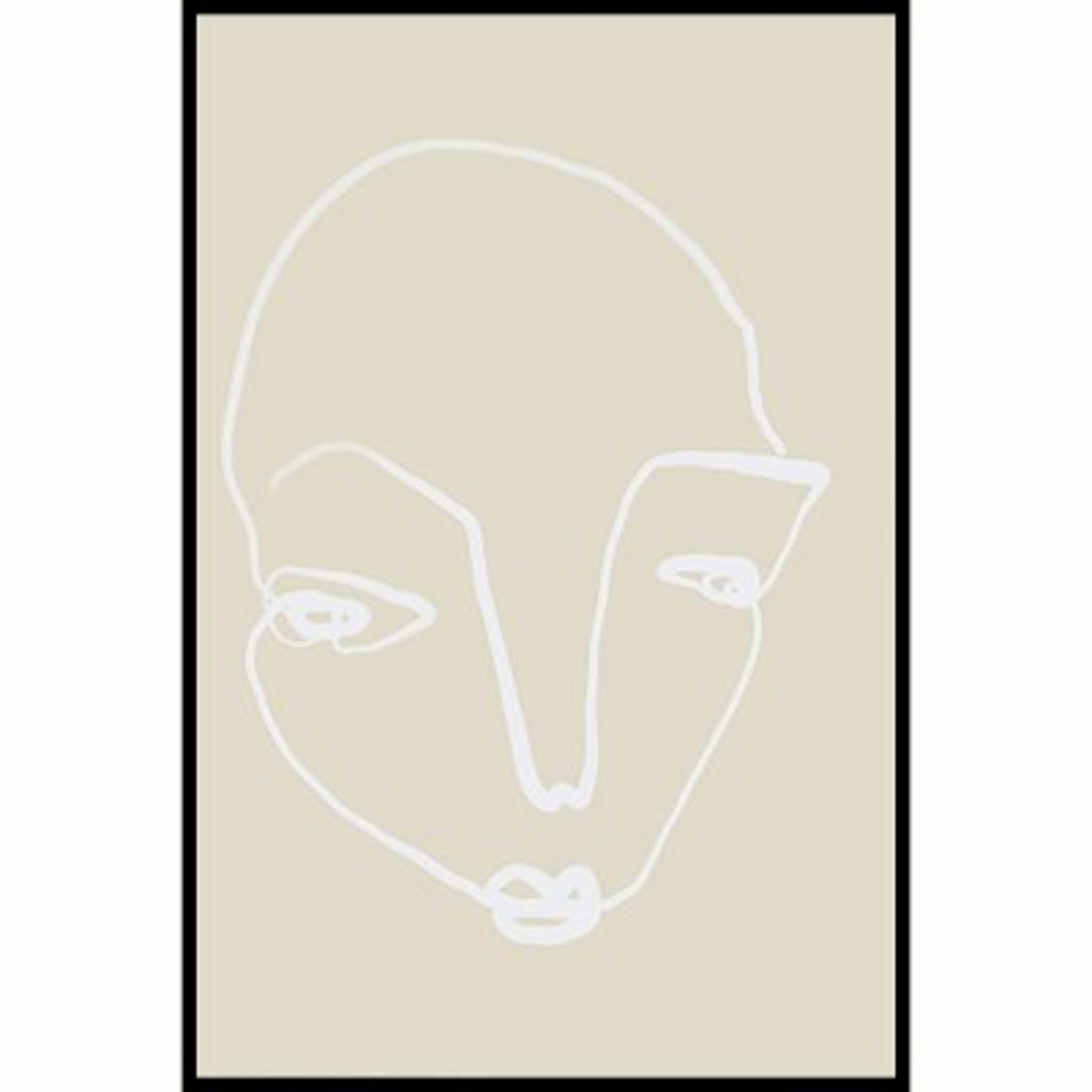Abstract Face 4 Poster