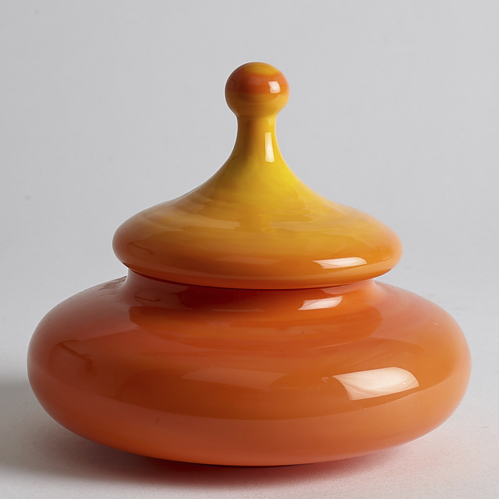 Vintage - SÅLD Lockskål glas Orange