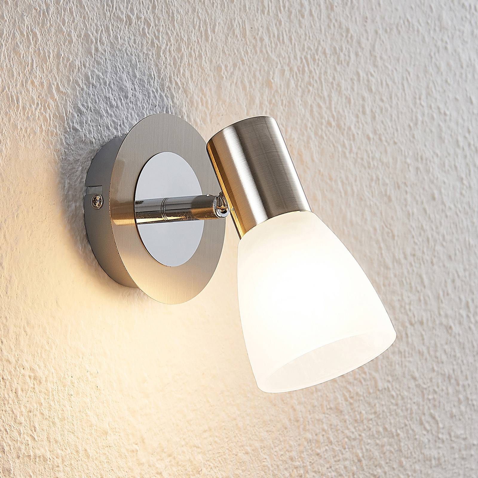 ELC Kamiran LED-spotlight, glasskärm, 1 lampa