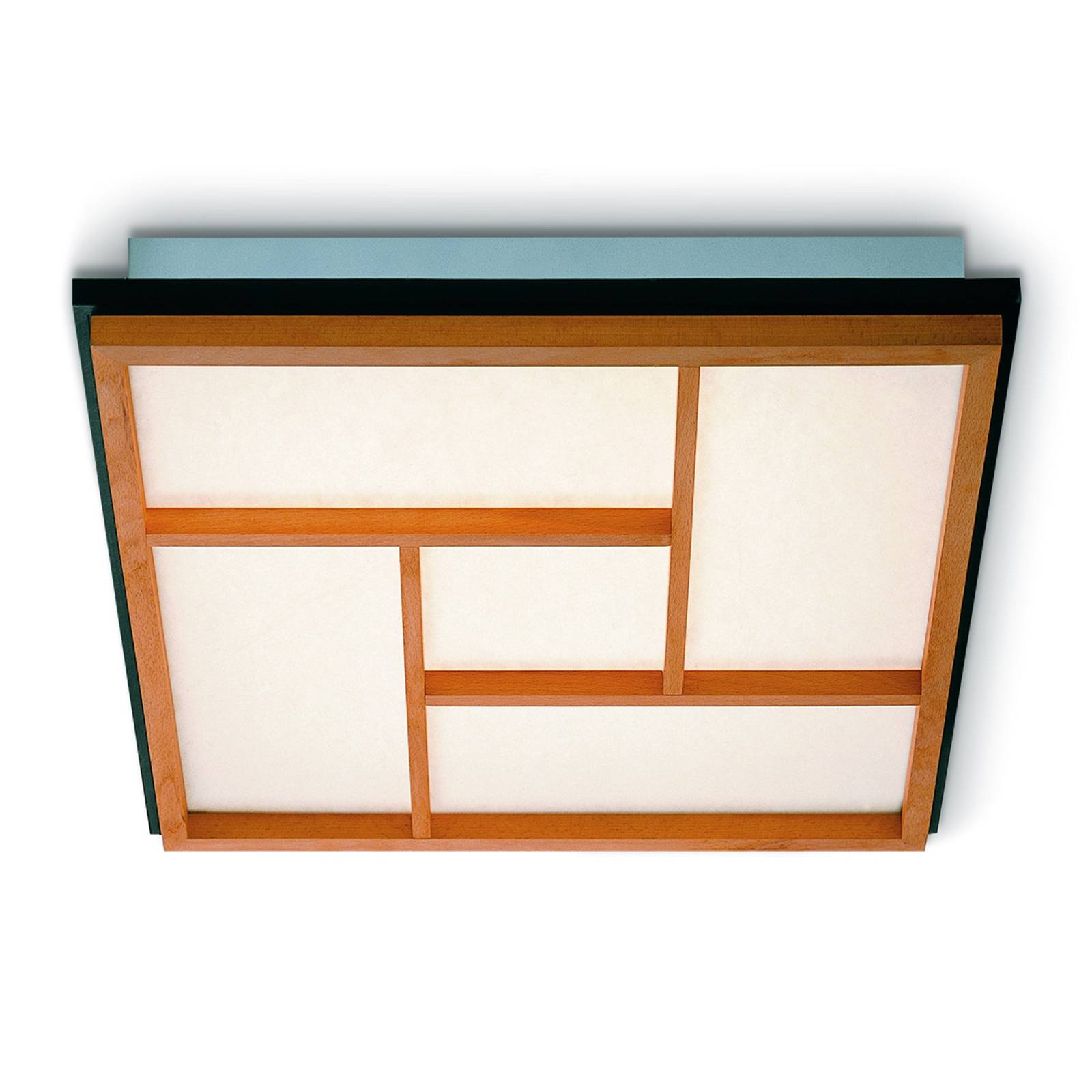 Kyoto 5 – LED-taklampa i bokträ