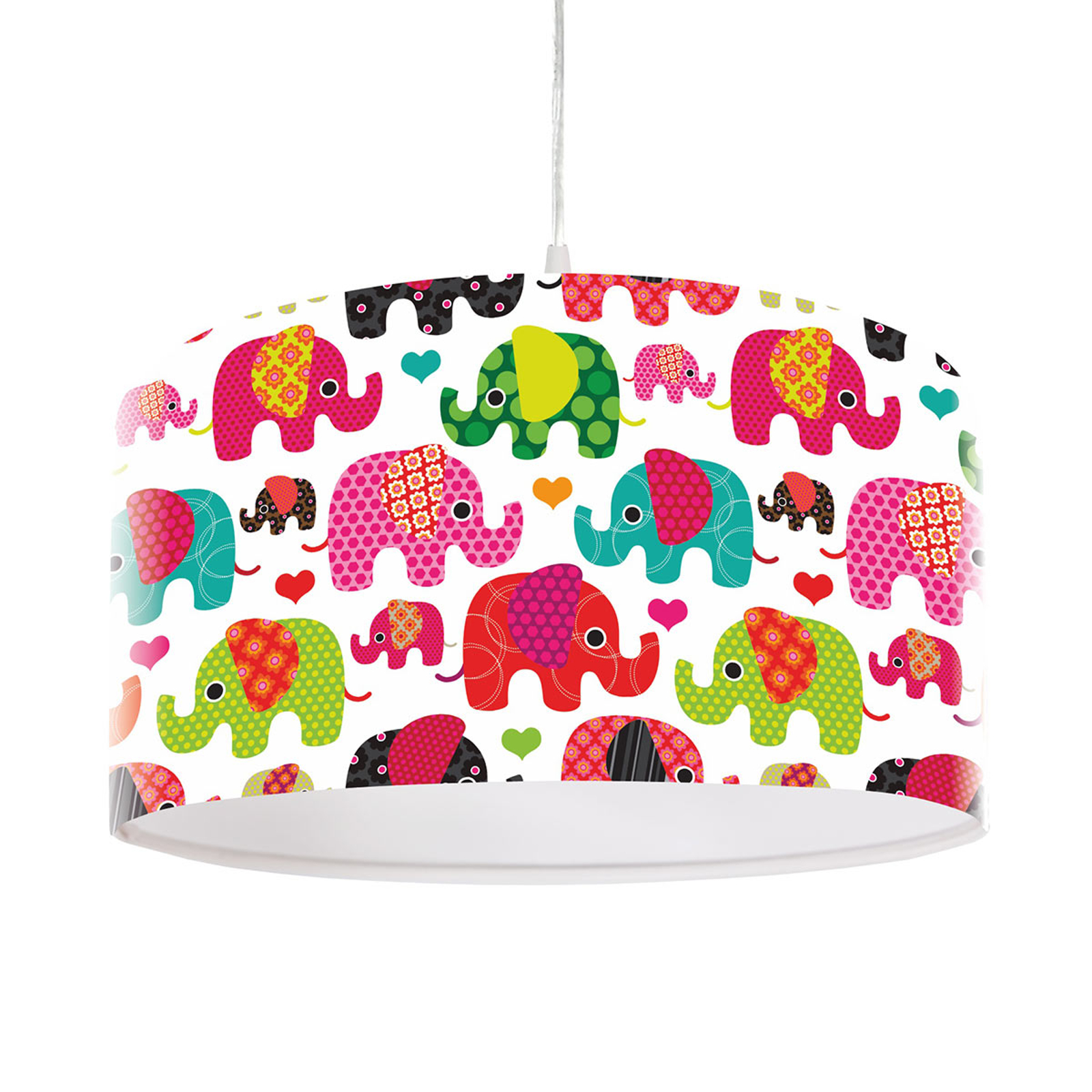 Söt barnhänglampa Elefant