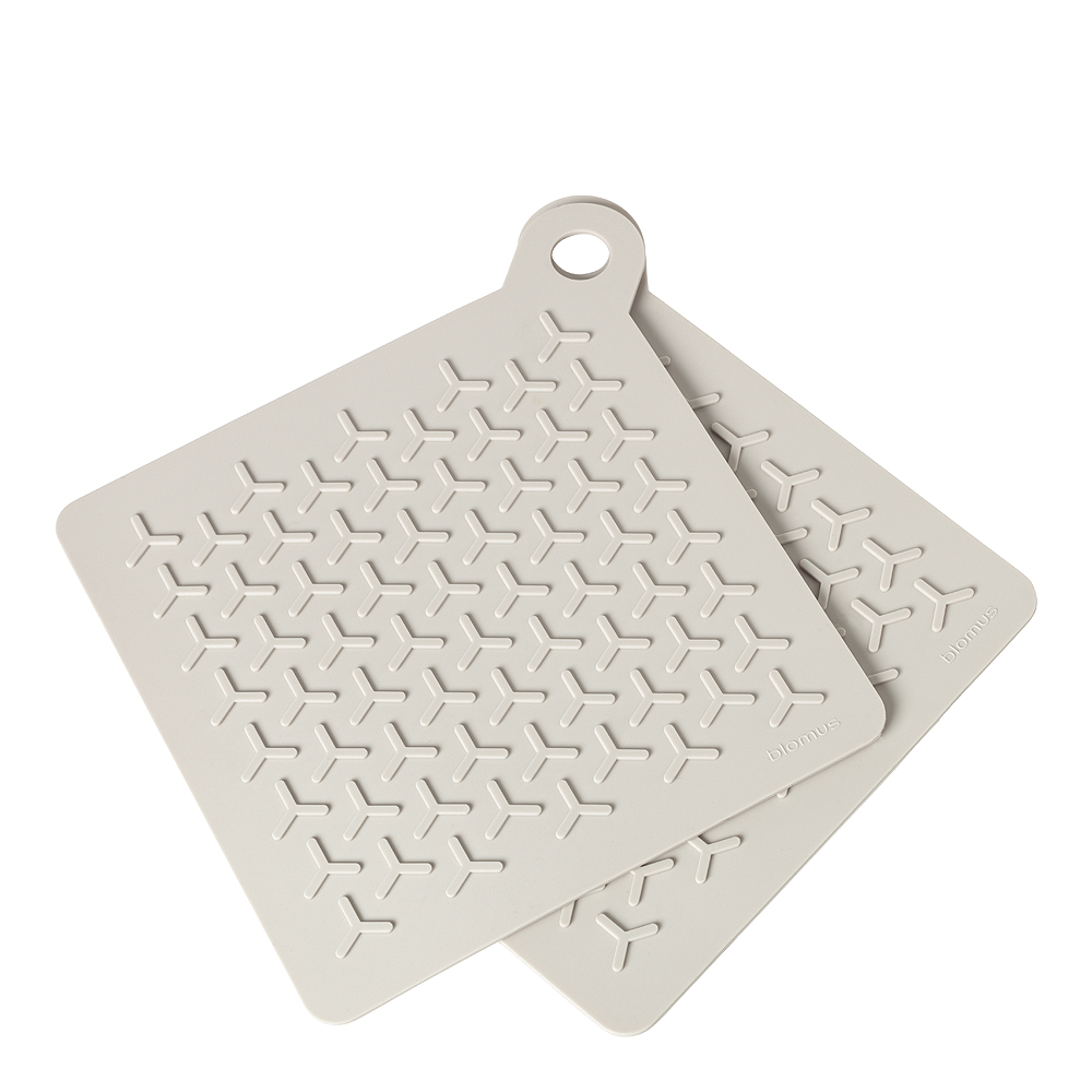 Blomus - Flip Grytlapp Silikon 2-pack Moonbeam