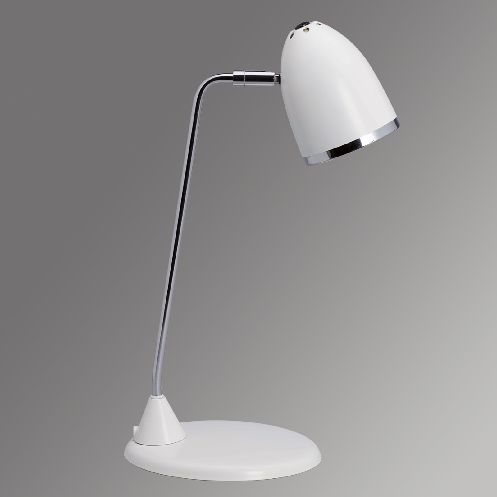 Trendig skrivbordslampa Starlet - vit