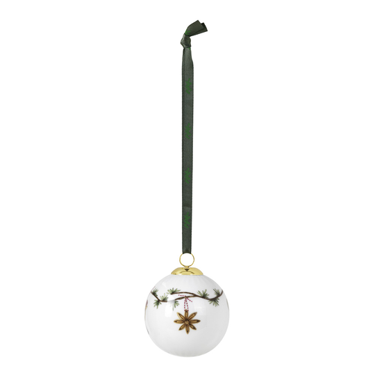 Kähler Design - Hammershøi Christmas Julkula 2021 6 cm Vit