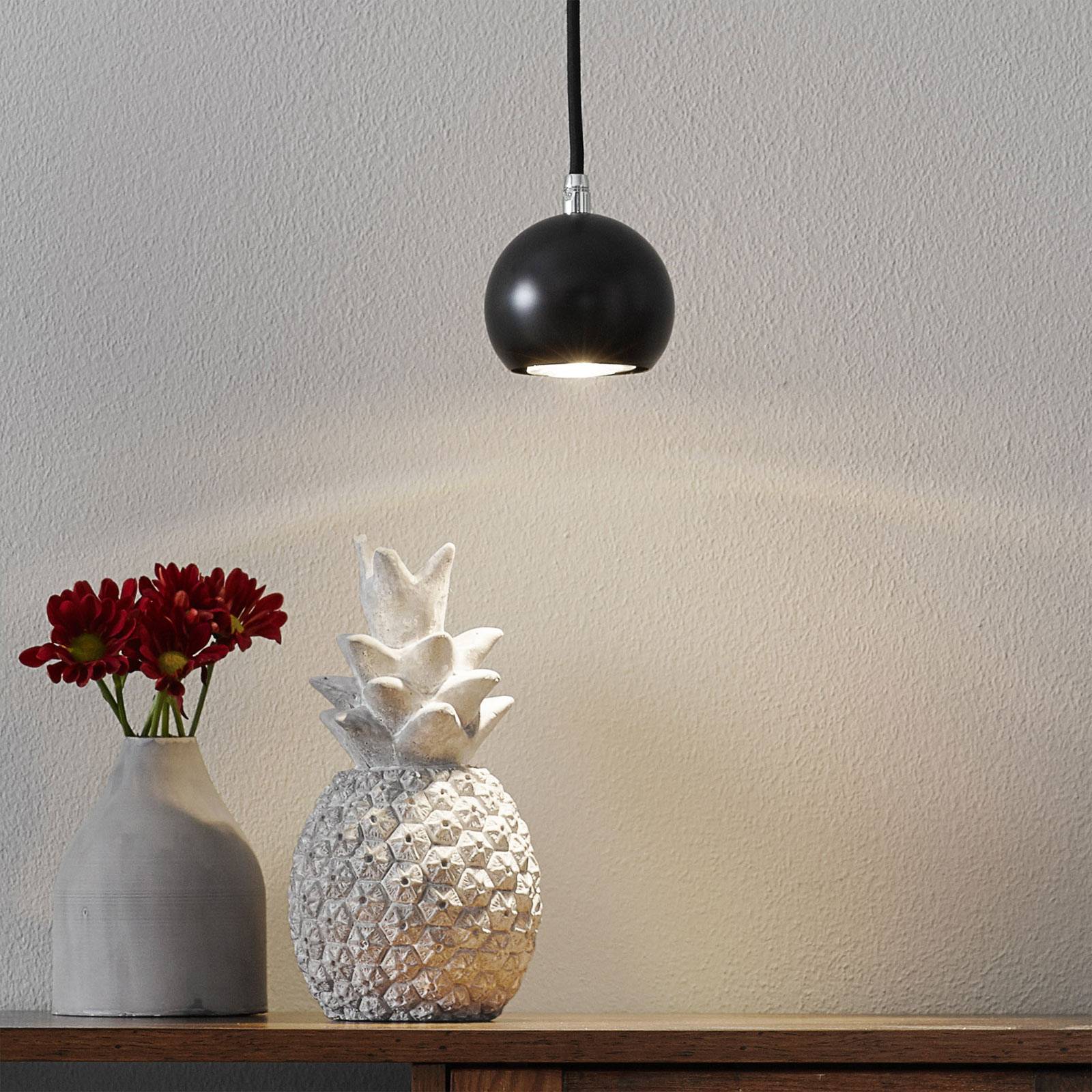 SLV Light Eye Ball hänglampa svart/krom