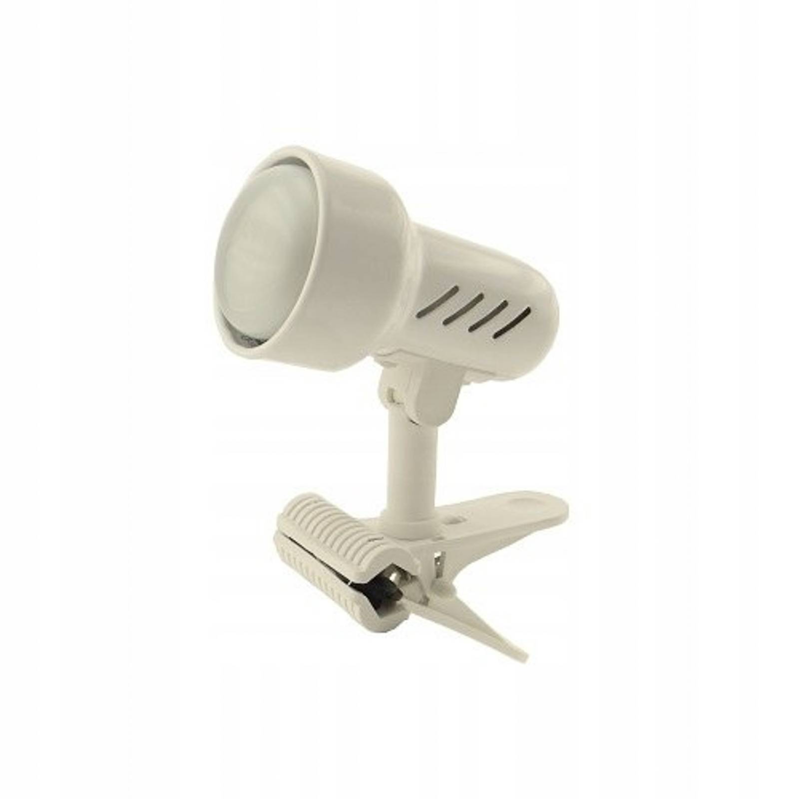 Klämlampa KD White med kontakt, uttag E27