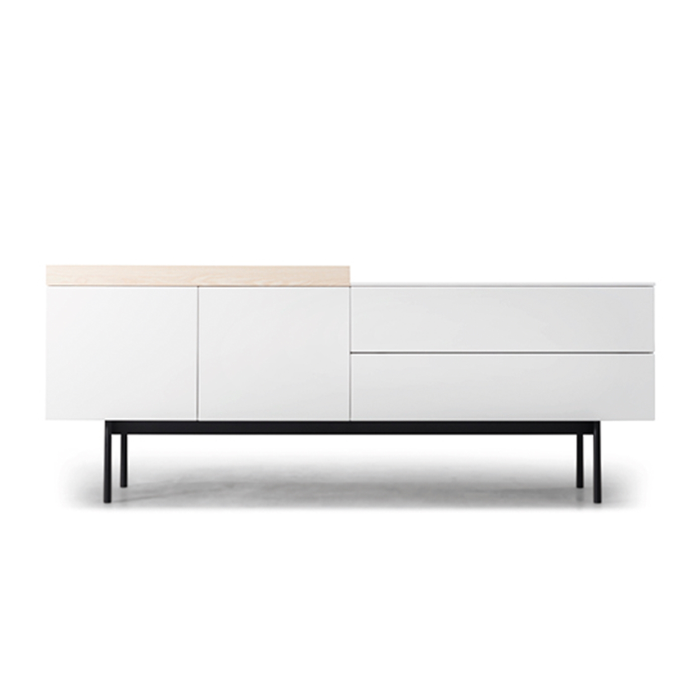 Arctic Media 180 cm vit metallben Voice
