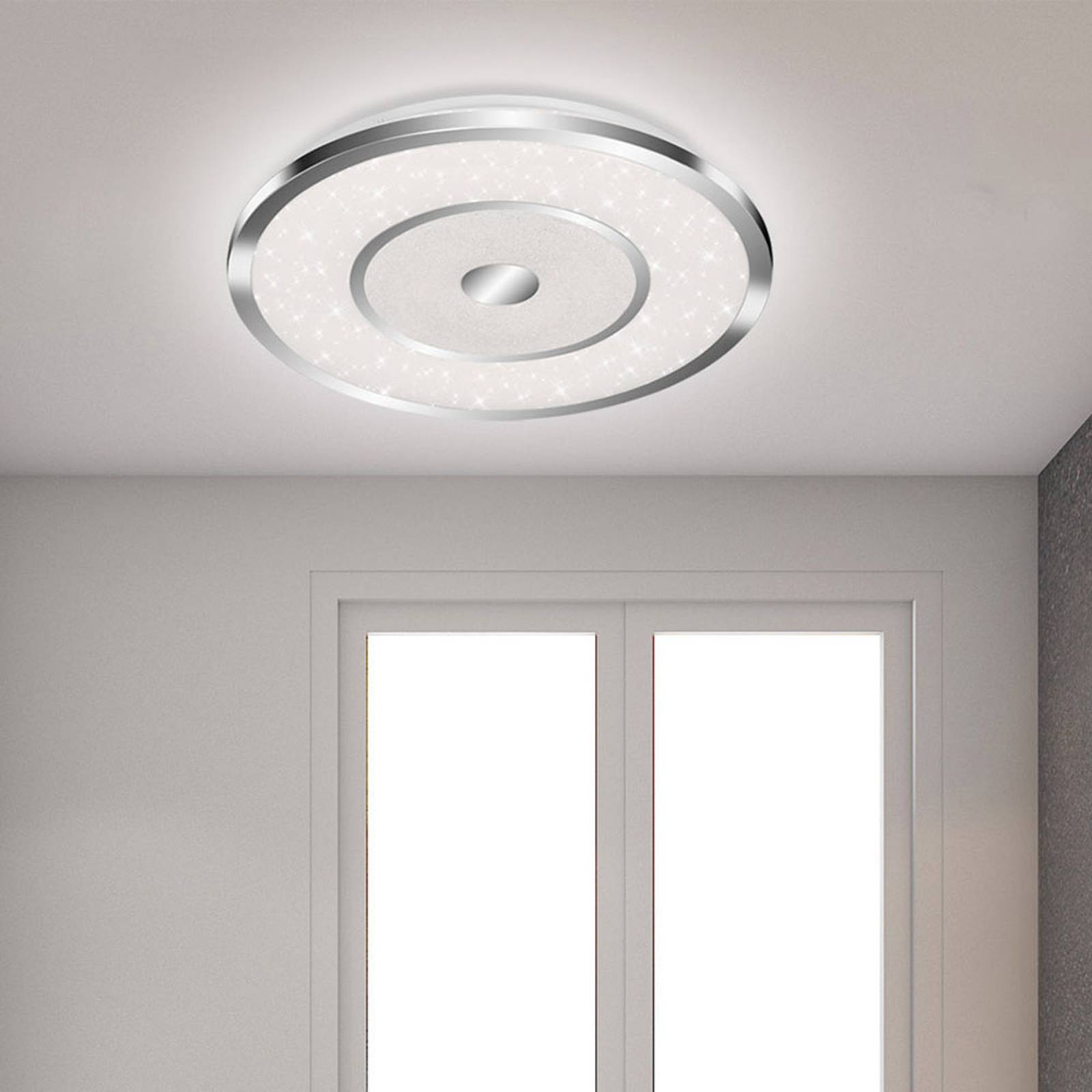 LED-taklampa Spaco CCT med fjärrkontroll