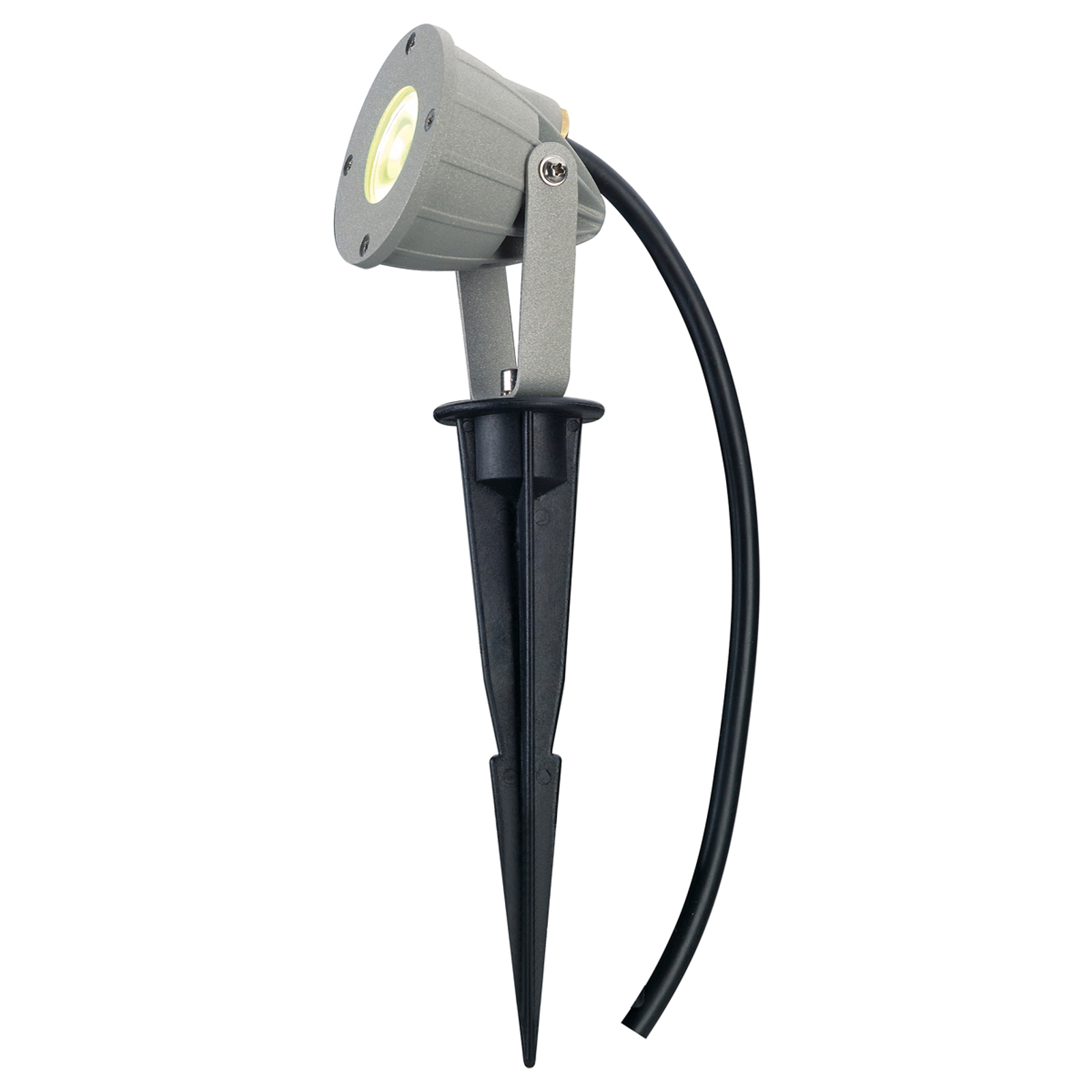 LED-utomhusspotlight NAUTILUS SPIKE varmvitt ljus