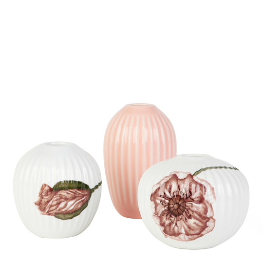Kähler Design - Hammershøi Vasset mini 3 delar Poppy