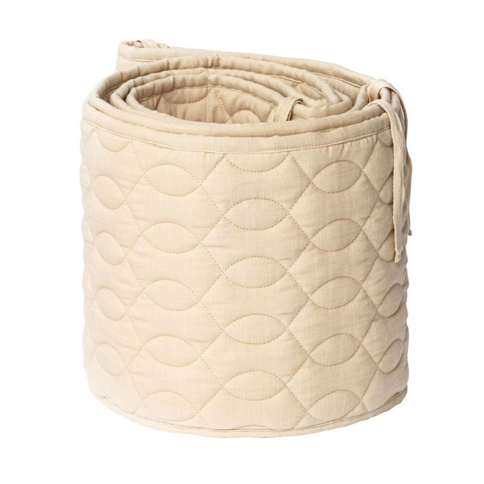 Spjälsängskydd, Straw beige