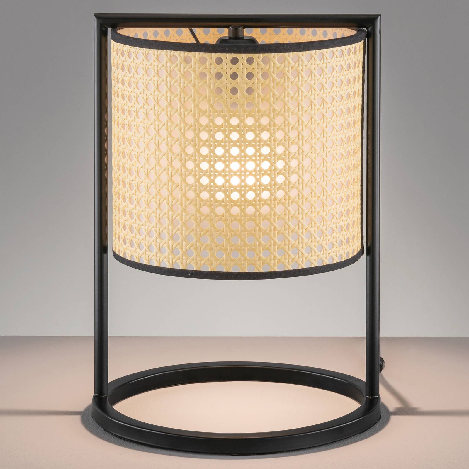 Bordslampa Tyler flätoptik, höjd 36 cm