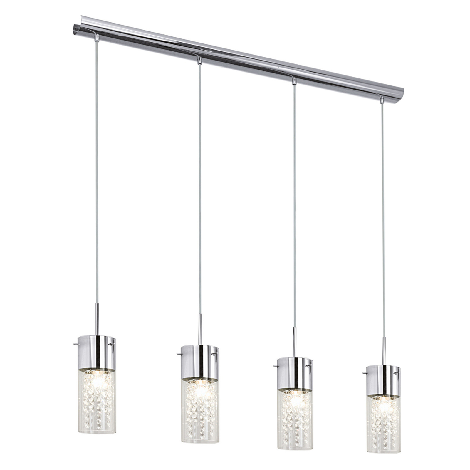 Charmant taklampa Diamond, fyrdelad