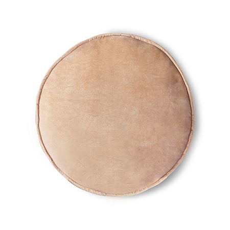 Velvet Stolsdyna Rund peach 60 cm