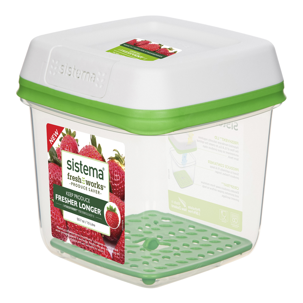 Sistema - Fresh Works Förvaringslåda Medium 1,5 L