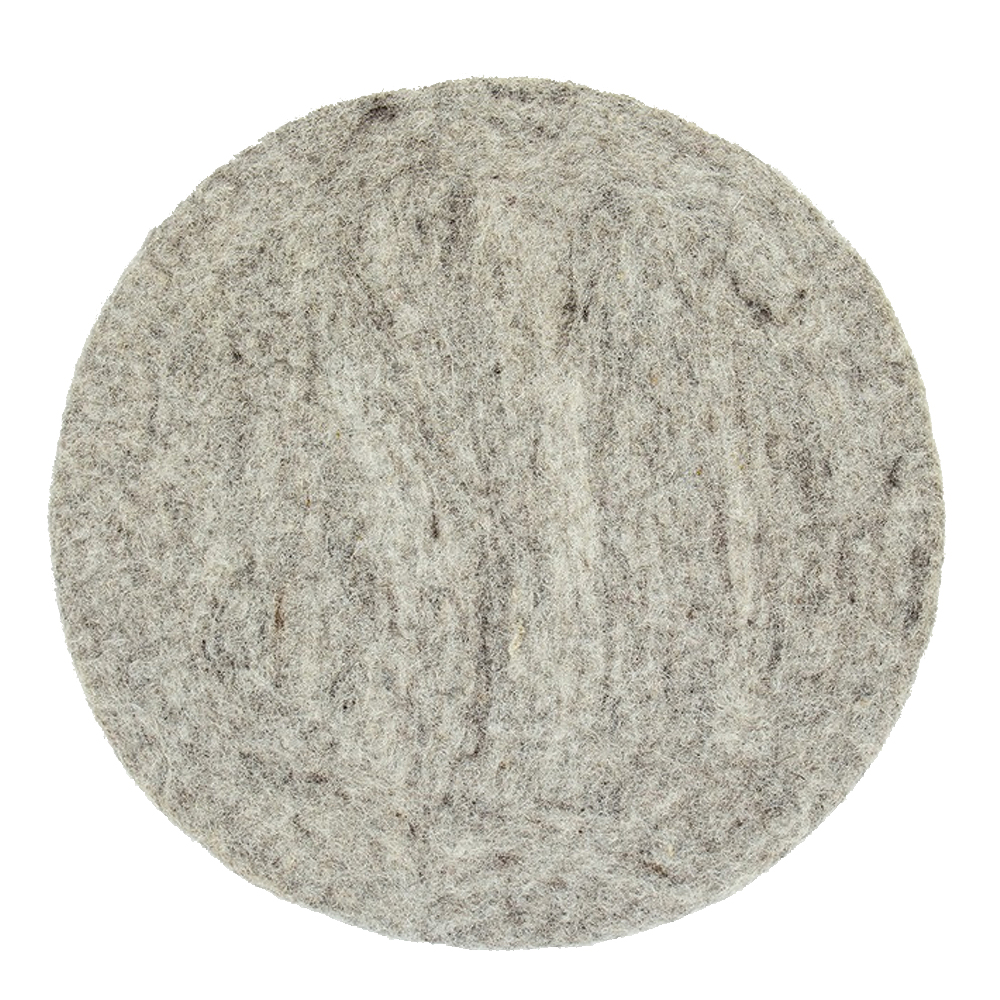 Afroart - Felt Sittdyna 37 cm Ljusgrå