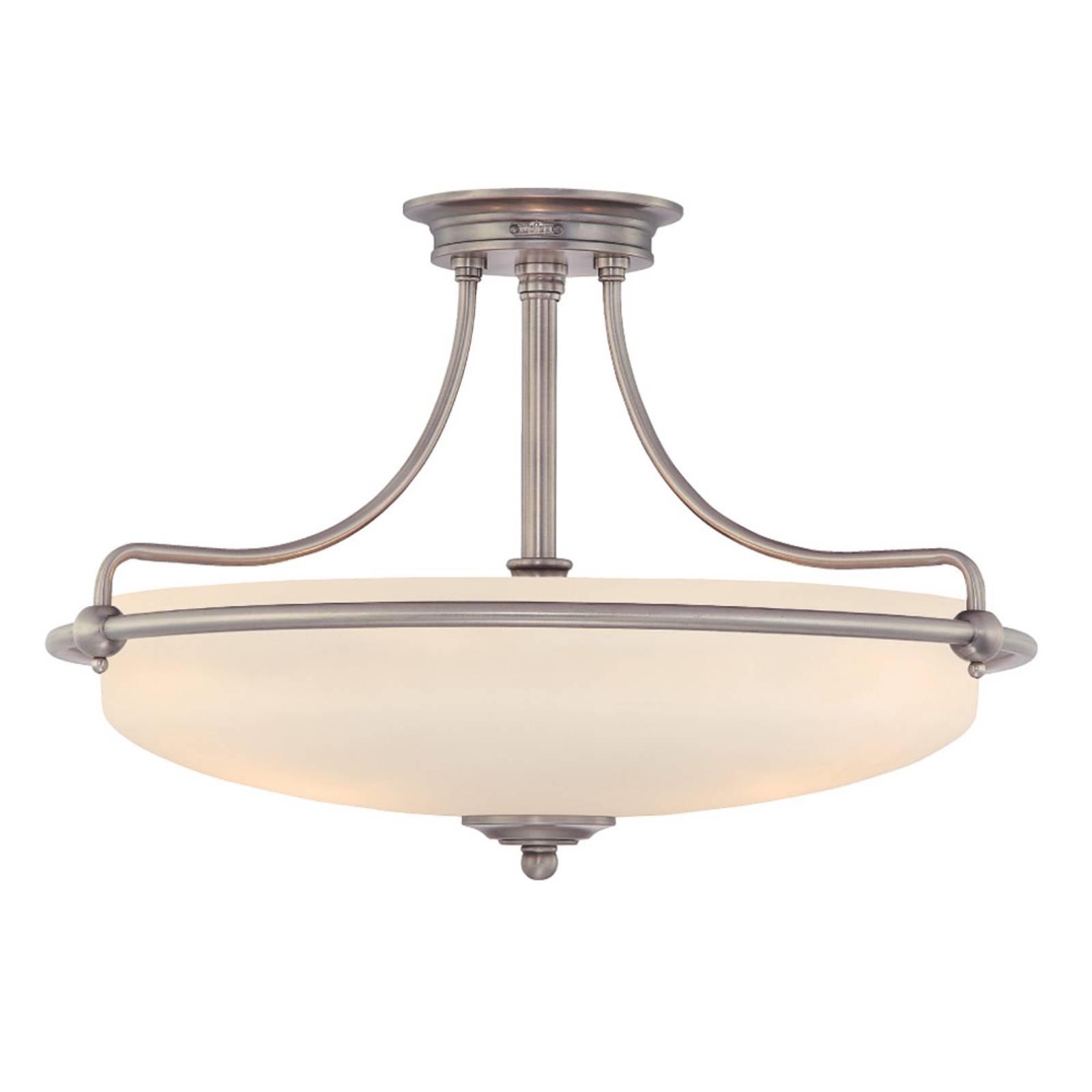 Taklampa Hathaway med avstånd, nickel Ø 57 cm
