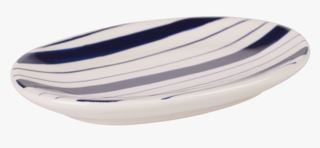 Stripy tvålkopp blå