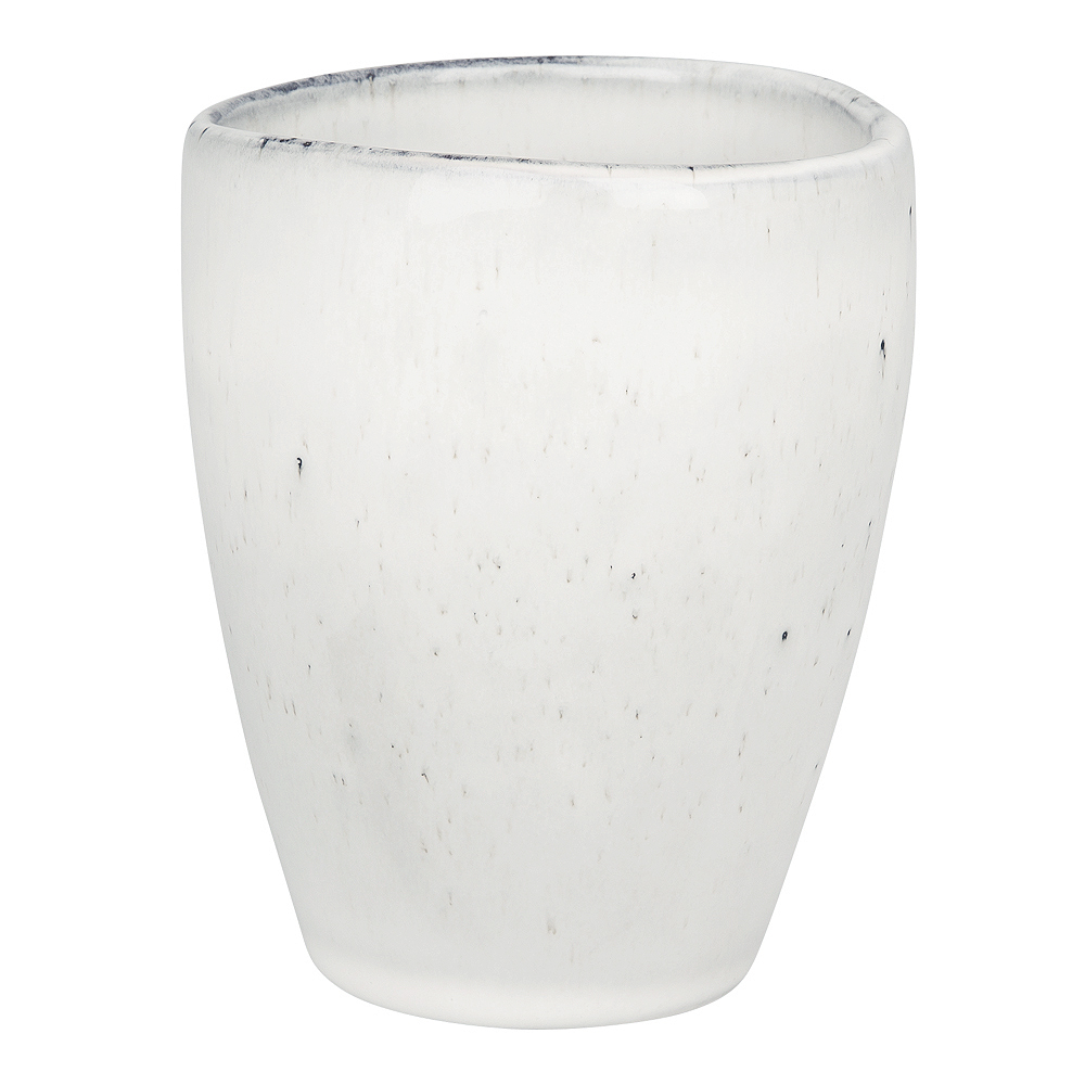 Broste Copenhagen - Nordic Sand Mugg utan öra 25 cl Vit