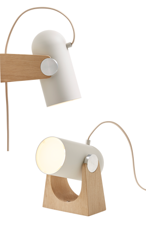 CARRONADE Tak-/vägglampa Sand