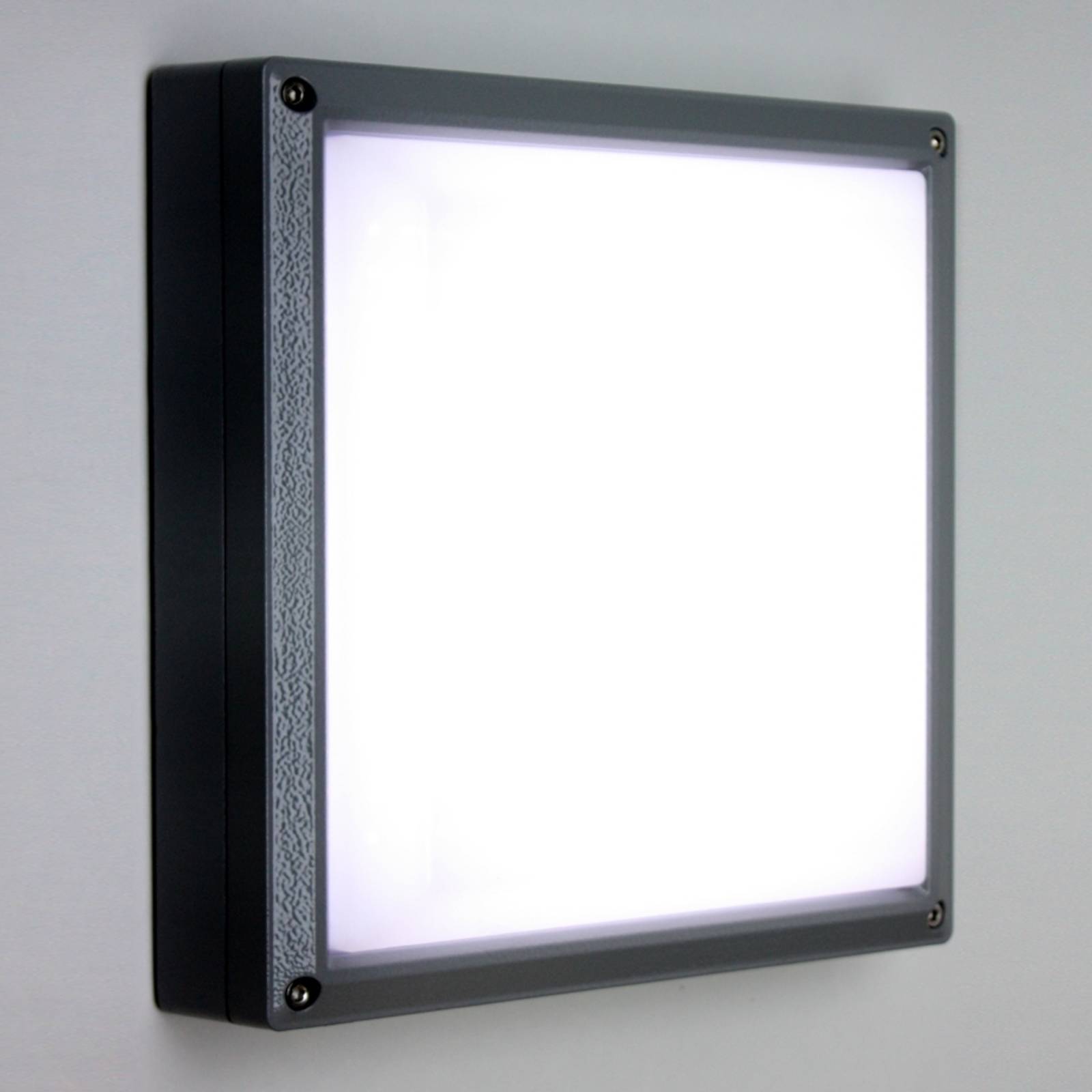 SUN 11 - LED vägglampa 13W, antracit 4K