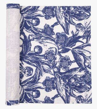 Ink Floral bordslöpare blå