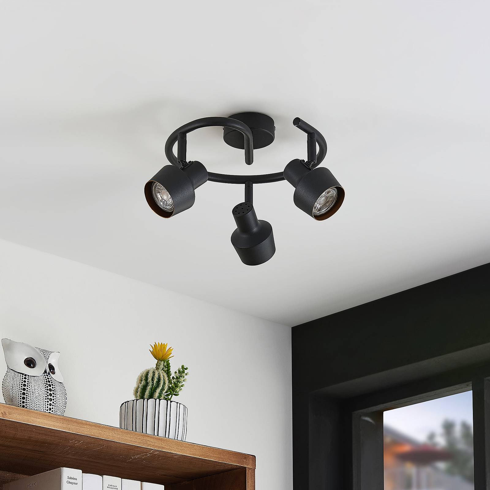 Lindby Ihaia spot, 3 lampor, cirkelformad