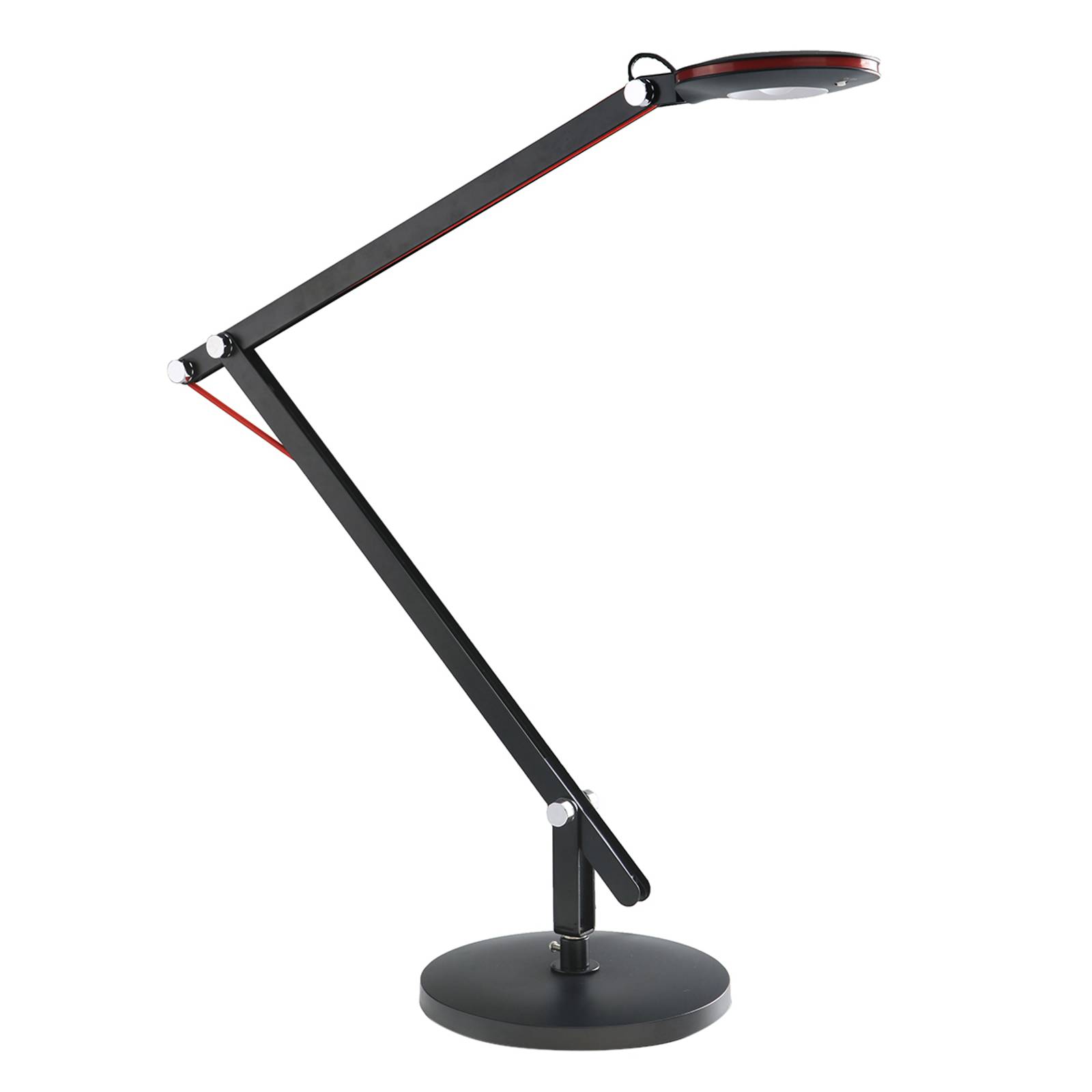 Svart LED-skrivbordslampa Cosmos