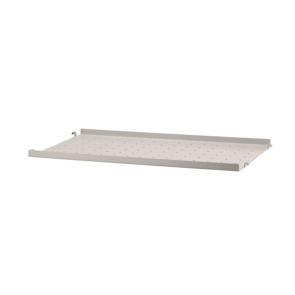 String Metallhyllplan Låg 58x30 beige