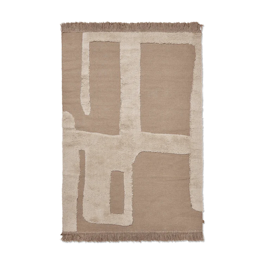 Ullmatta Alley Wool Rug Large Natural Ferm Livning