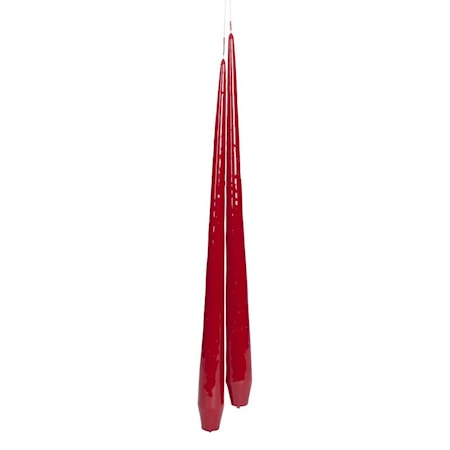 Ljus Laquer 35 cm Mörkröd