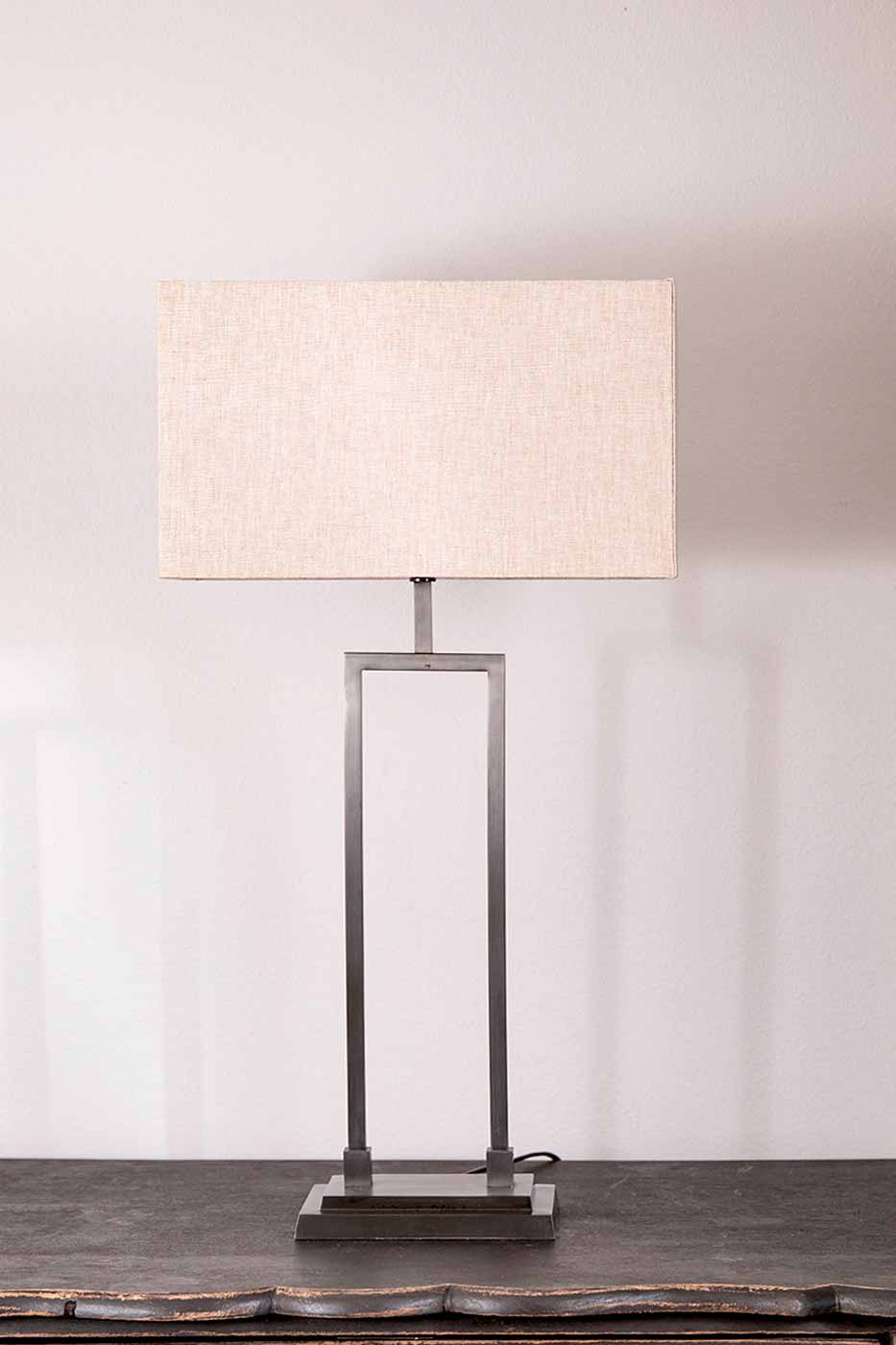 Bordslampa Salvador brons inkl. skärm