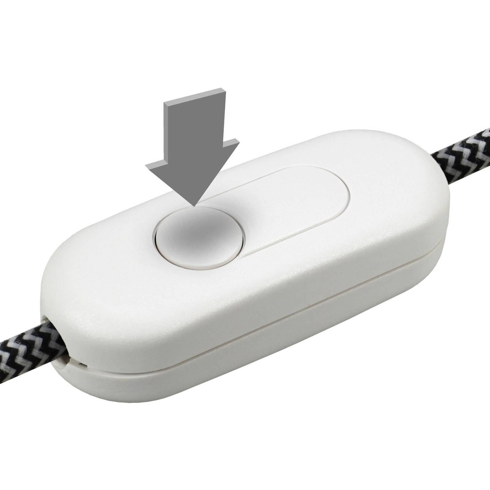 EHMANN T29.08 LED-kabel dimmer vit