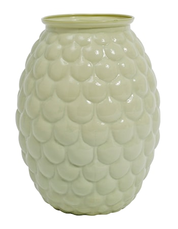 Opal vas bär 20 cm - Grön