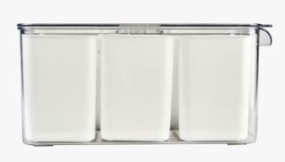 Fresh 3-cell förvaringsburk offwhite