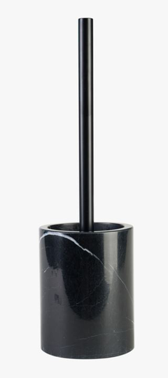 Black Marble toalettborste svart