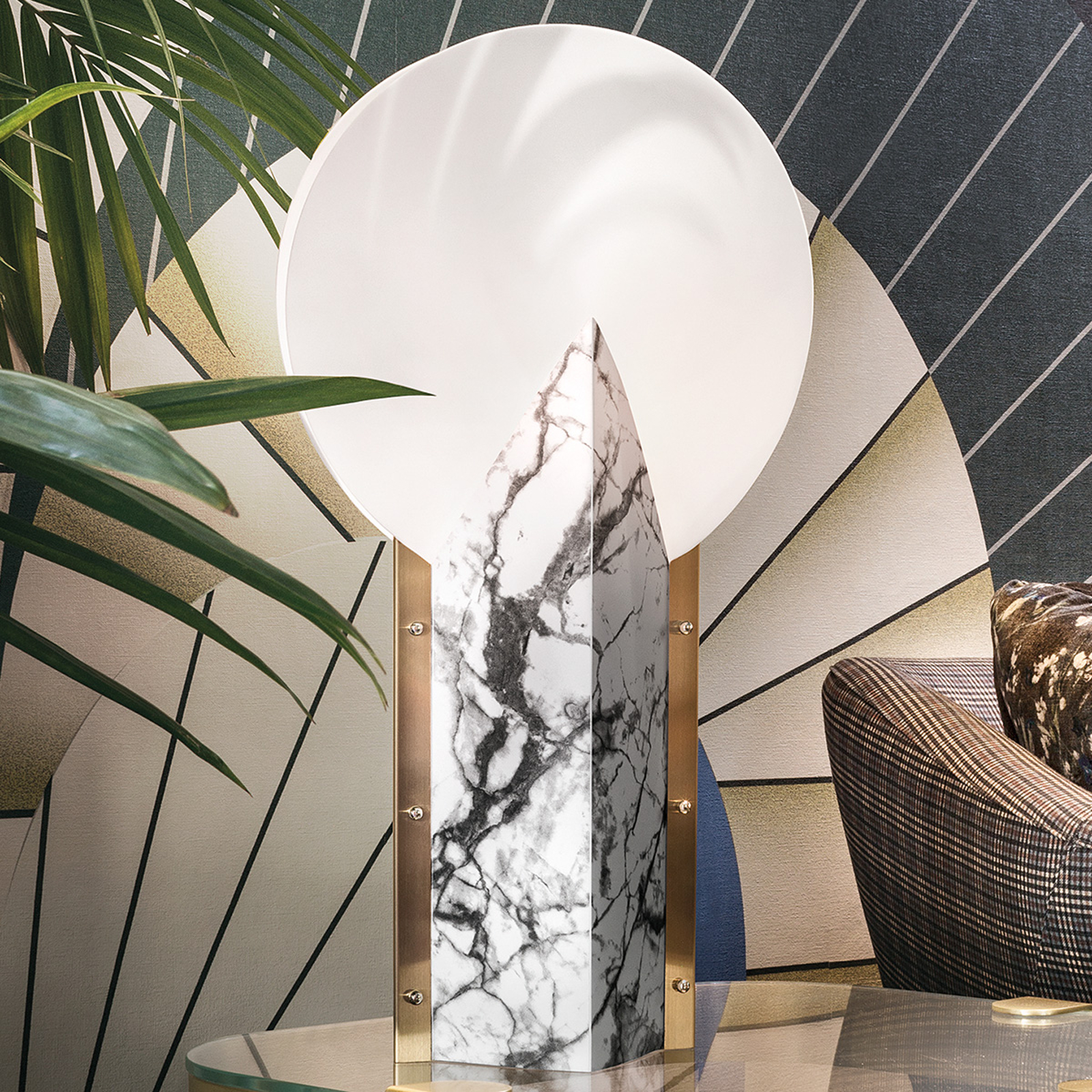 Slamp Moon 25th Anniversary bordslampa vit