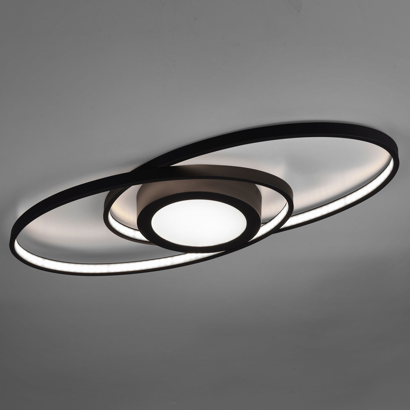 LED-taklampa Galaxy, dimbar, antracit
