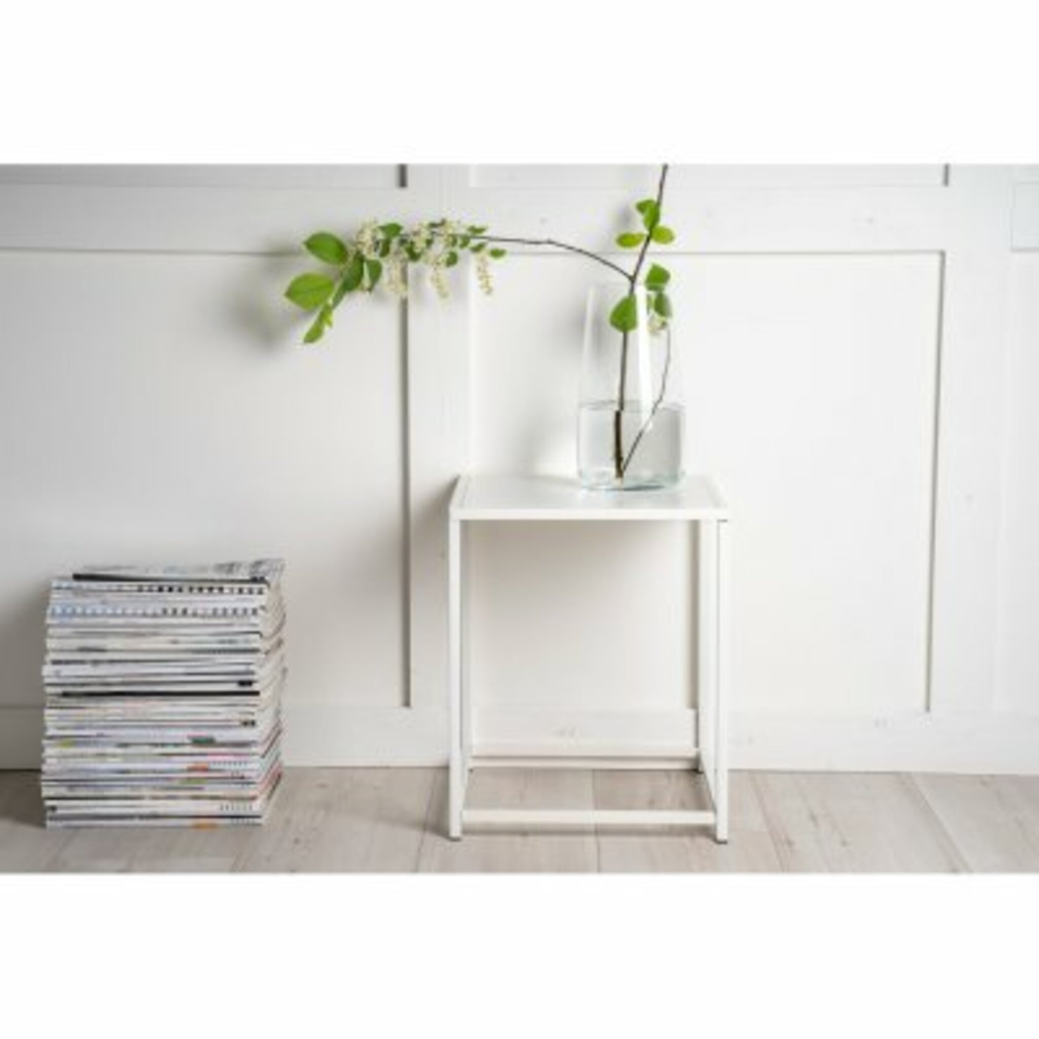 Avlastningsbord Staal 38cm, vit