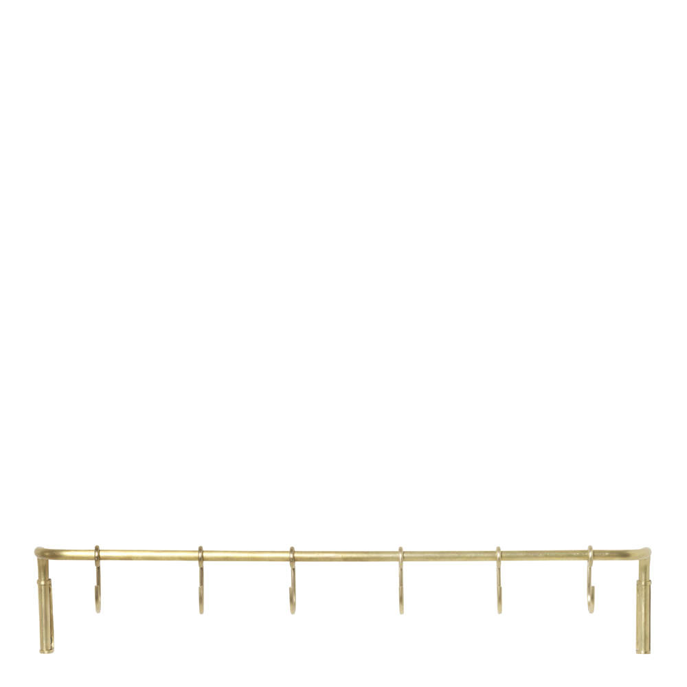 Ferm Living - Rod Redskapsställ 6 krokar Mässing