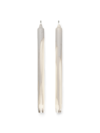Dryp Candles Ljus Set om 2 Warm Grey