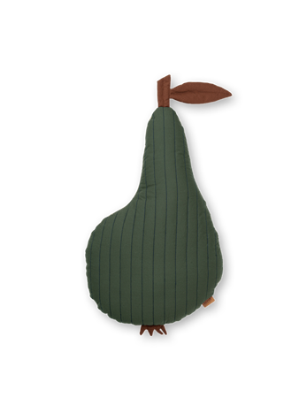 Pear Quiltad Kudde Dark Green