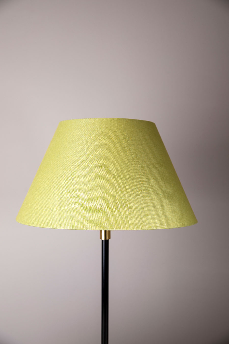 Lampskärm Görväln rund 40 cm grön linne