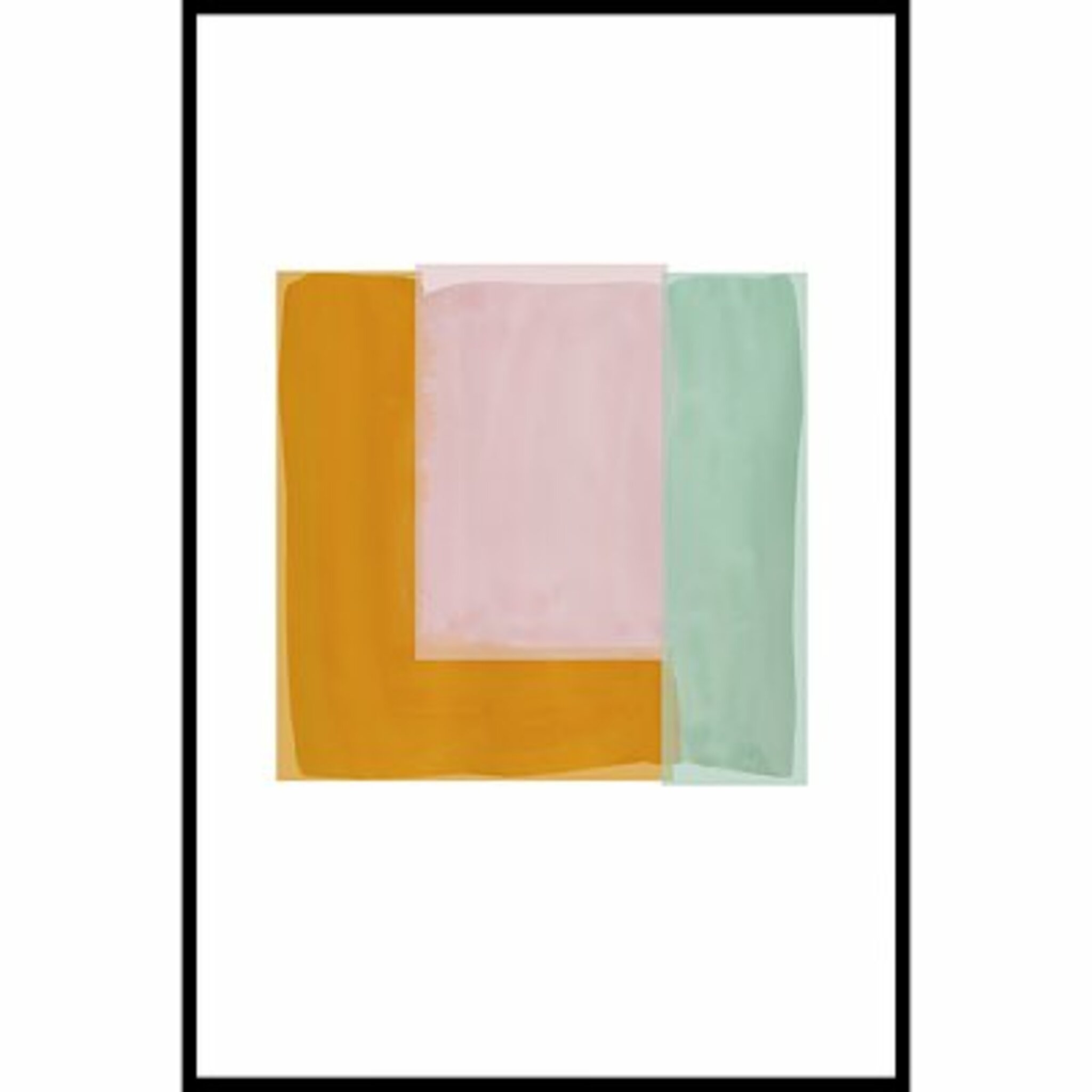 Colored Square Poster