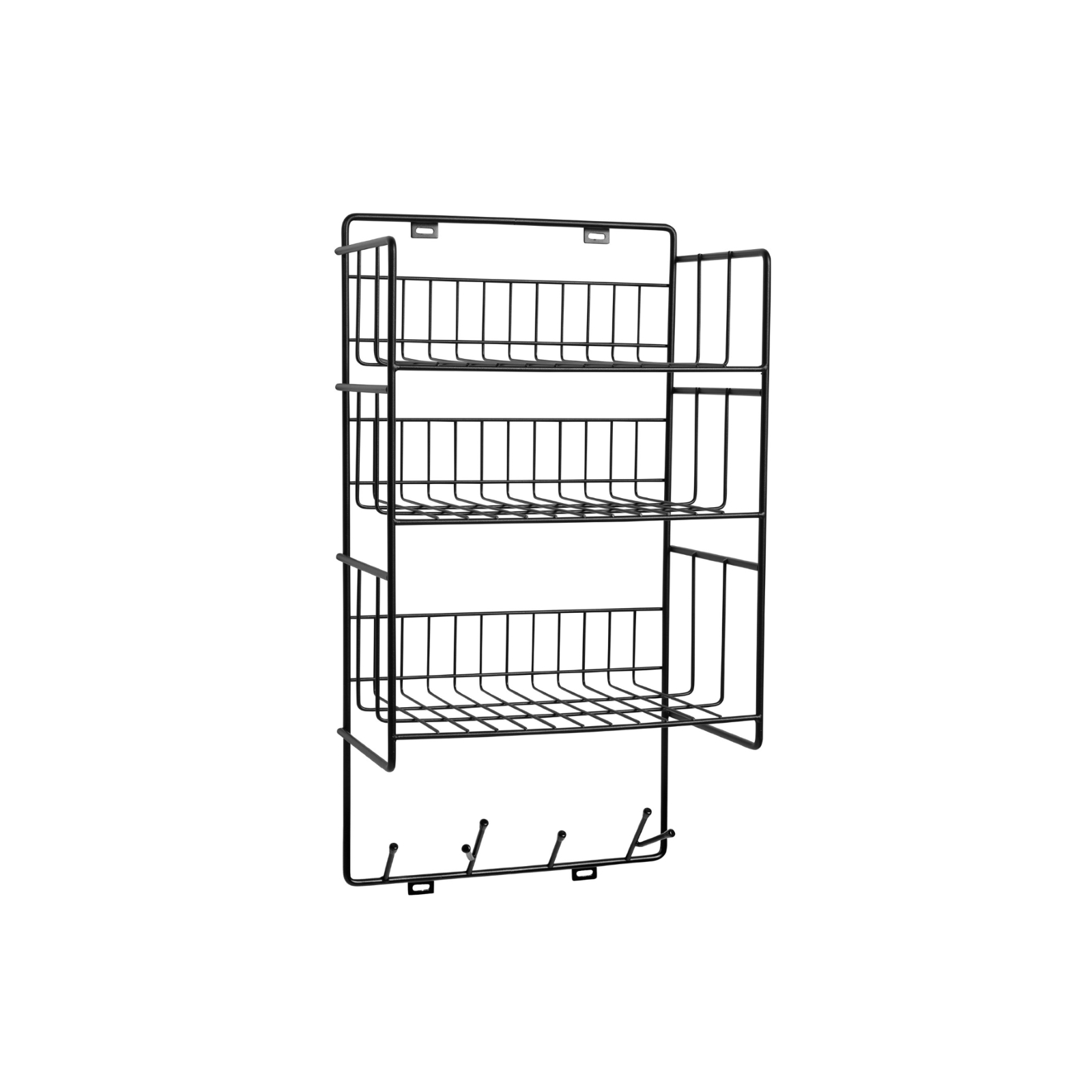 Vägghylla Triple Shelf black, Maze