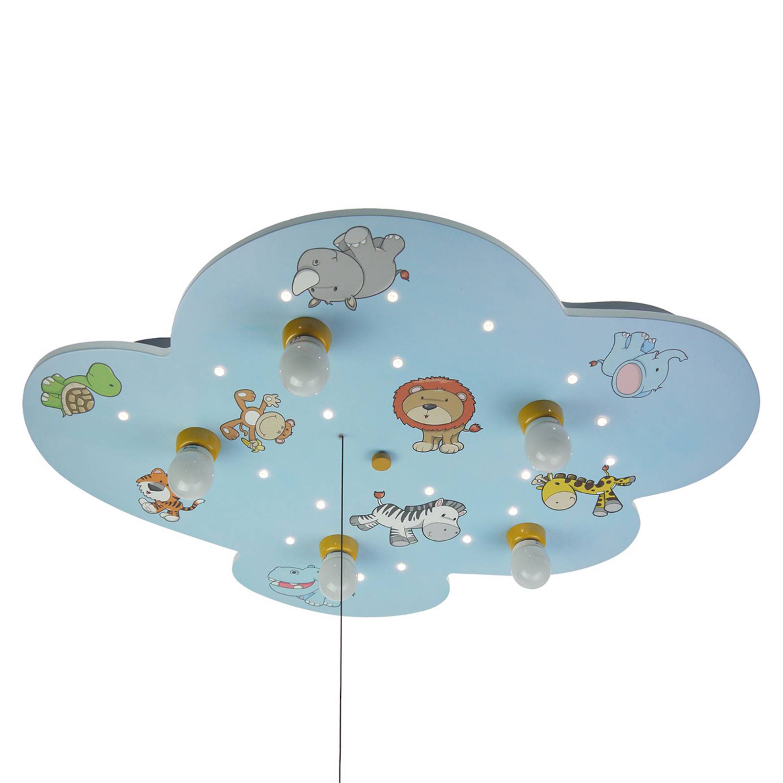 Taklampa Wolke med vilda djur