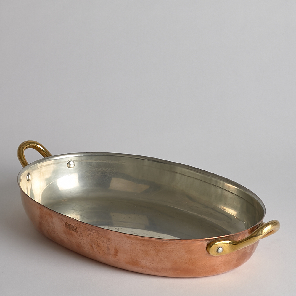 Vintage - SÅLD Gratängform i Massiv Koppar Krögarhuset