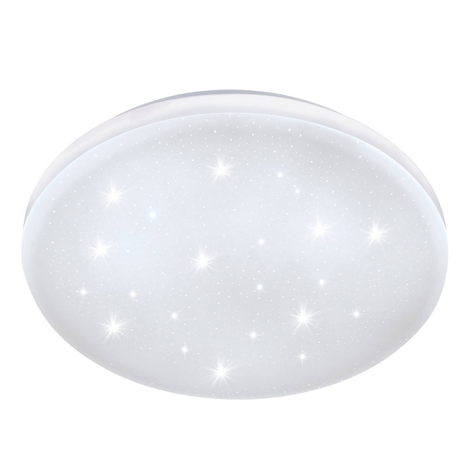 LED-taklampa Frania-S med kristalleffekt Ø 28 cm