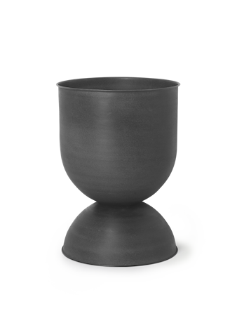 Hourglass Blomkruka Medium Svart/Mörkgrå