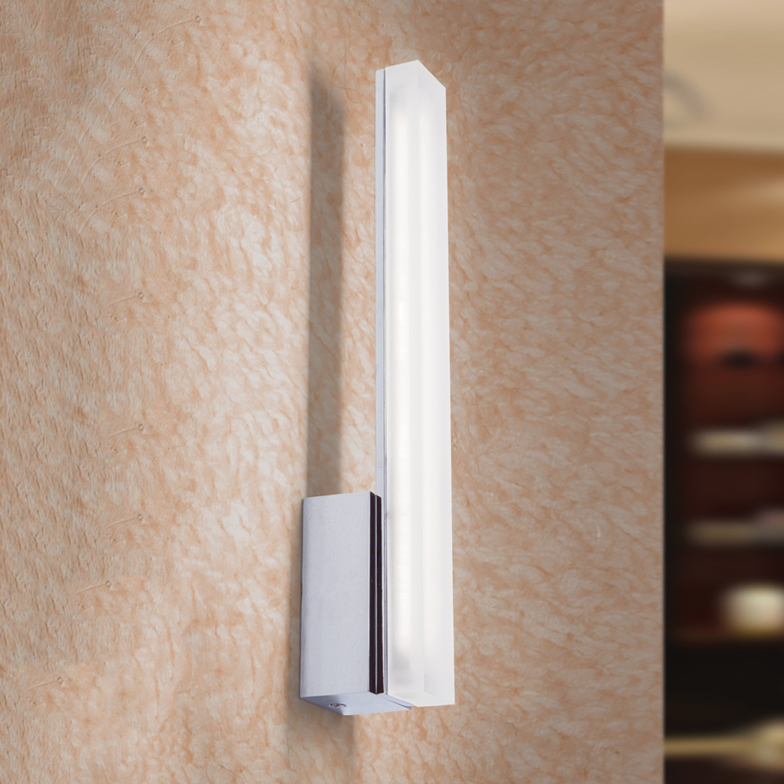 Avlång LED-vägglampa Alexander IP44